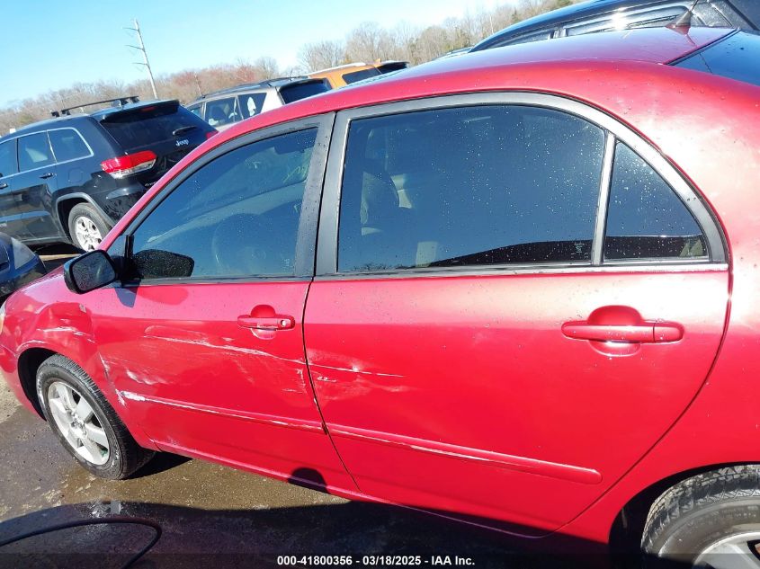 2006 Toyota Corolla Le VIN: 1NXBR30E96Z601125 Lot: 41800356