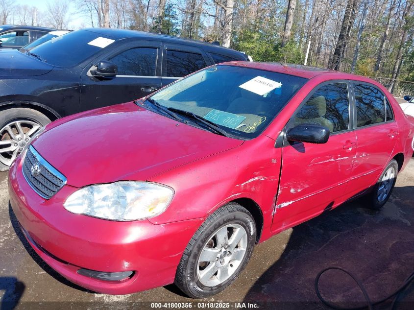 2006 Toyota Corolla Le VIN: 1NXBR30E96Z601125 Lot: 41800356