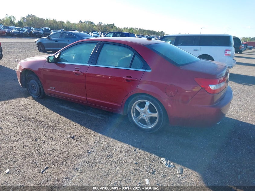 2008 LINCOLN MKZ VIN: 3LNHM26T78R639505