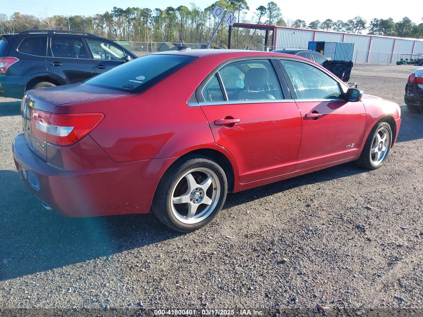 2008 LINCOLN MKZ VIN: 3LNHM26T78R639505