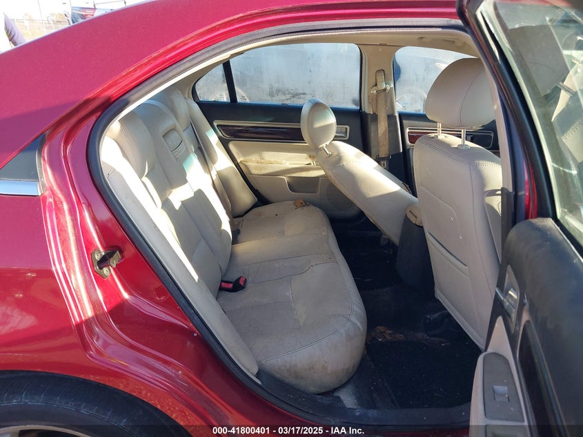 2008 LINCOLN MKZ VIN: 3LNHM26T78R639505