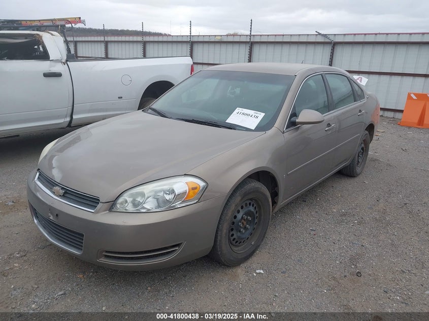 2006 CHEVROLET IMPALA VIN: 2G1WB58K569363408