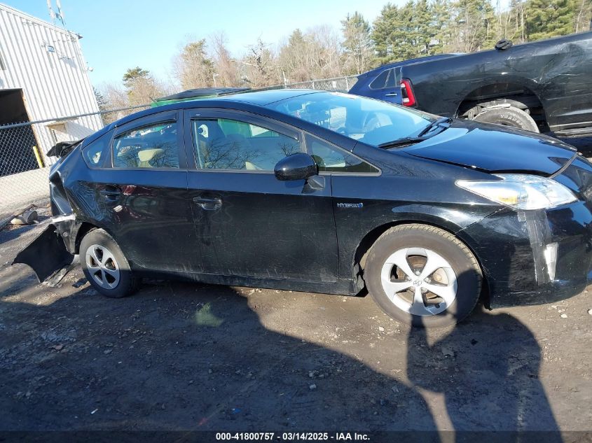 2014 Toyota Prius Two VIN: JTDKN3DU6E037676 Lot: 41800757