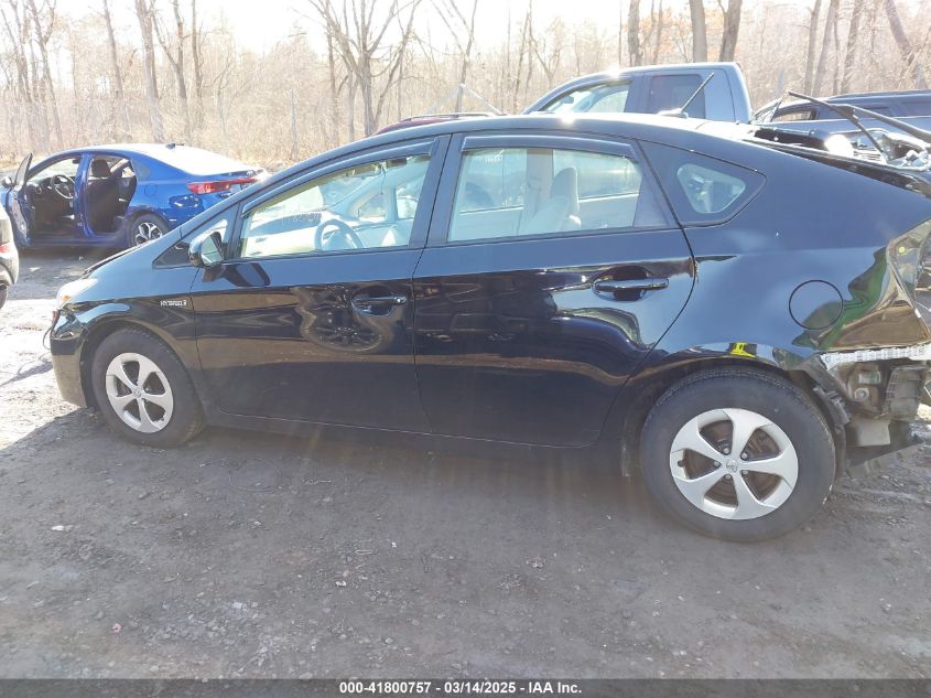 2014 Toyota Prius Two VIN: JTDKN3DU6E037676 Lot: 41800757