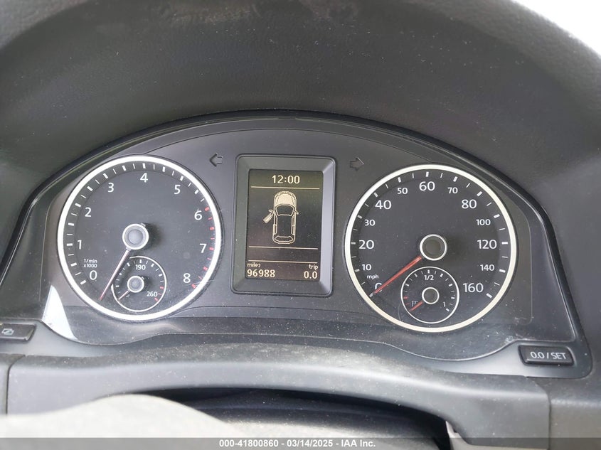 2012 VOLKSWAGEN TIGUAN VIN: WVGAV7AX3CW597118