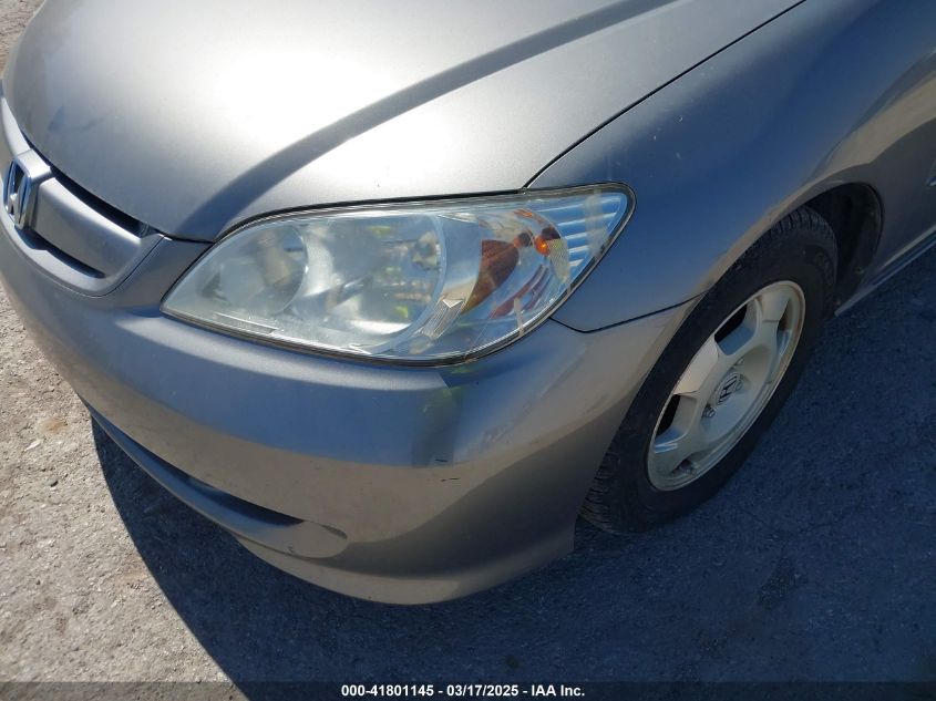 2005 Honda Civic Hybrid VIN: JHMES96615S024964 Lot: 41801145