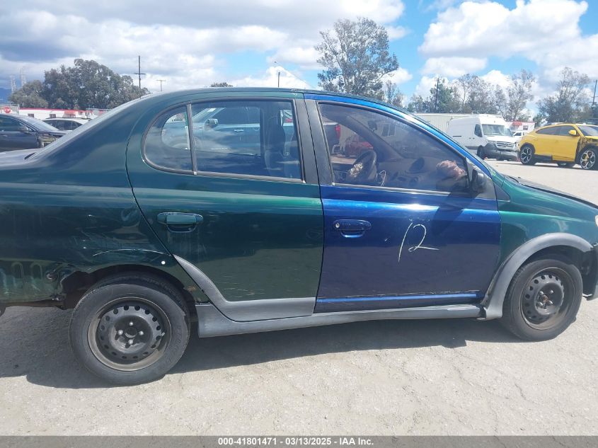 2000 Toyota Echo VIN: JTDBT1239Y0088930 Lot: 41801471