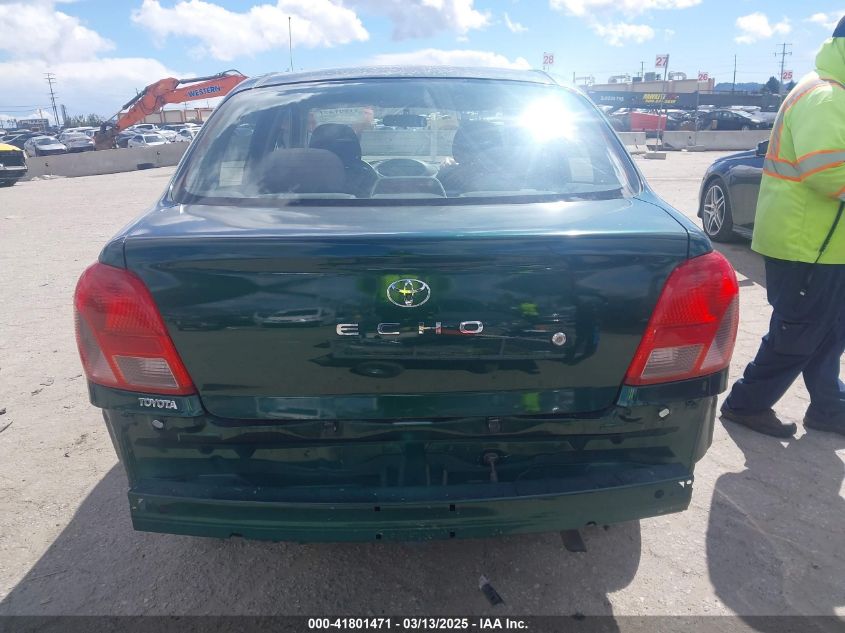 2000 Toyota Echo VIN: JTDBT1239Y0088930 Lot: 41801471