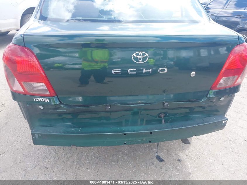 2000 Toyota Echo VIN: JTDBT1239Y0088930 Lot: 41801471