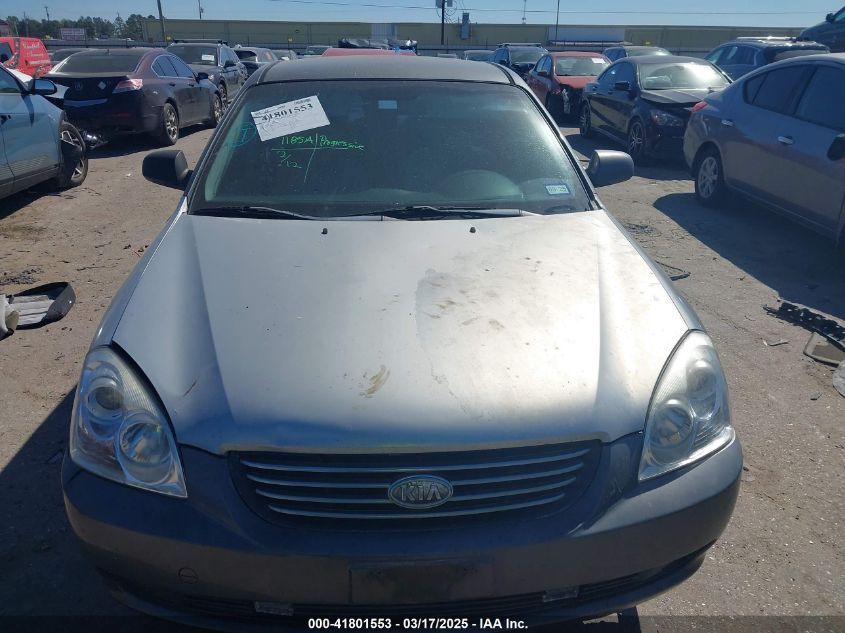 2008 Kia Optima Lx VIN: KNAGE123385194418 Lot: 41801553