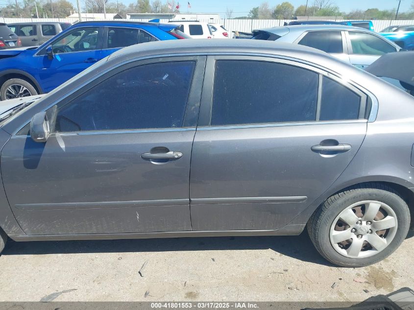 2008 Kia Optima Lx VIN: KNAGE123385194418 Lot: 41801553