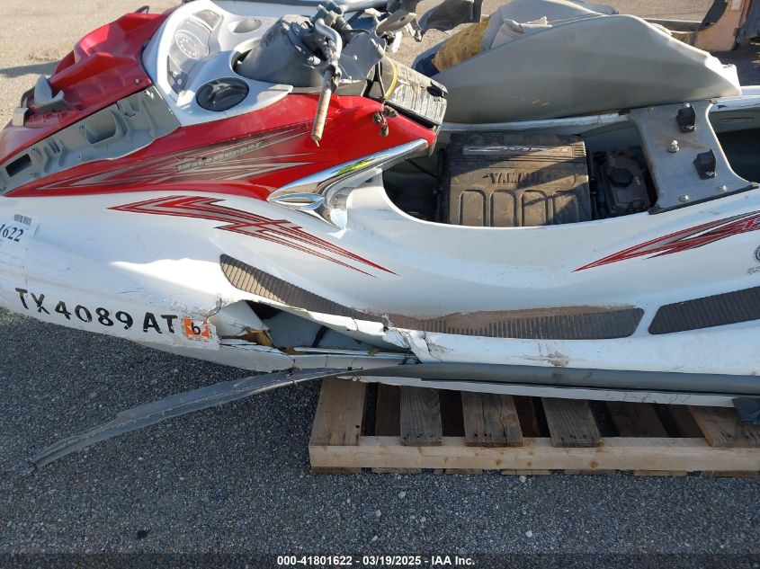 2008 Yamaha Fx Cruiser VIN: YAMA36401708 Lot: 41801622