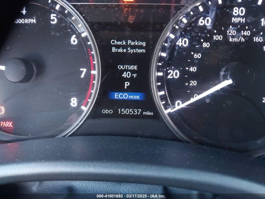 2013 Lexus Gs 350 VIN: JTHBE1BL2D5003822 Lot: 41801692