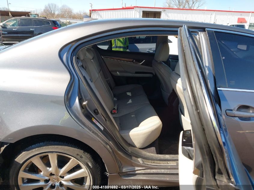 2013 Lexus Gs 350 VIN: JTHBE1BL2D5003822 Lot: 41801692