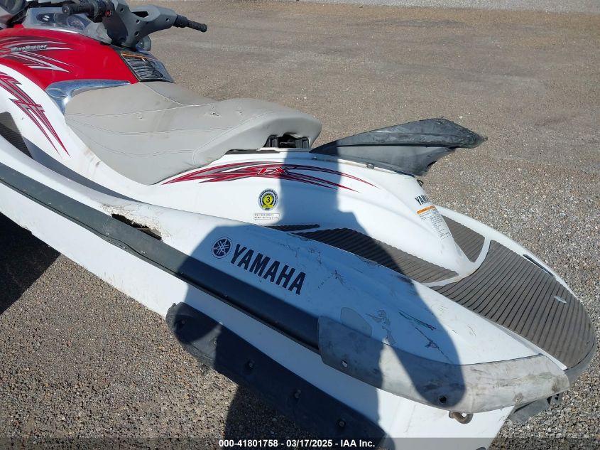 2008 Yamaha Fx Cruiser VIN: YAMA3723J708 Lot: 41801758