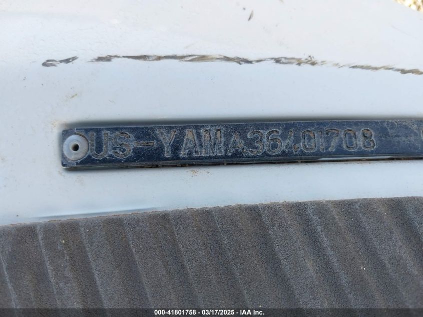 2008 Yamaha Fx Cruiser VIN: YAMA3723J708 Lot: 41801758