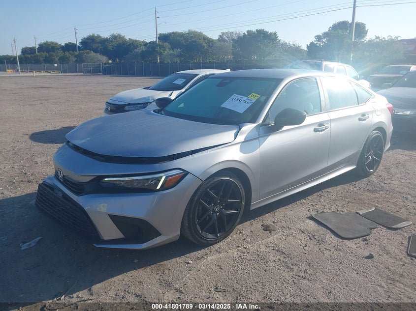 VIN 2HGFE2F57NH553226 2022 HONDA CIVIC SPORT