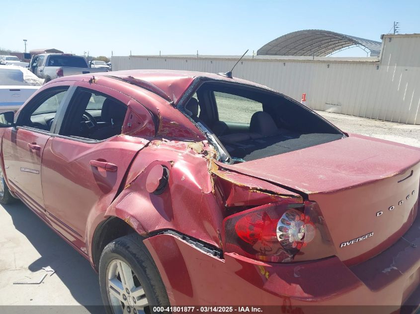 2012 Dodge Avenger Sxt VIN: 1C3CDZCB1CN179180 Lot: 41801877