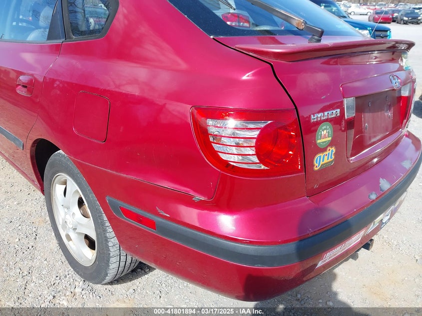 2006 HYUNDAI ELANTRA VIN: KMHDN56DX6U179350