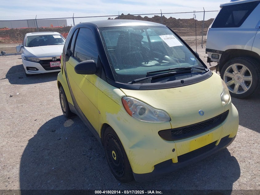 2008 SMART FORTWO VIN: WMEEJ31X58K161090