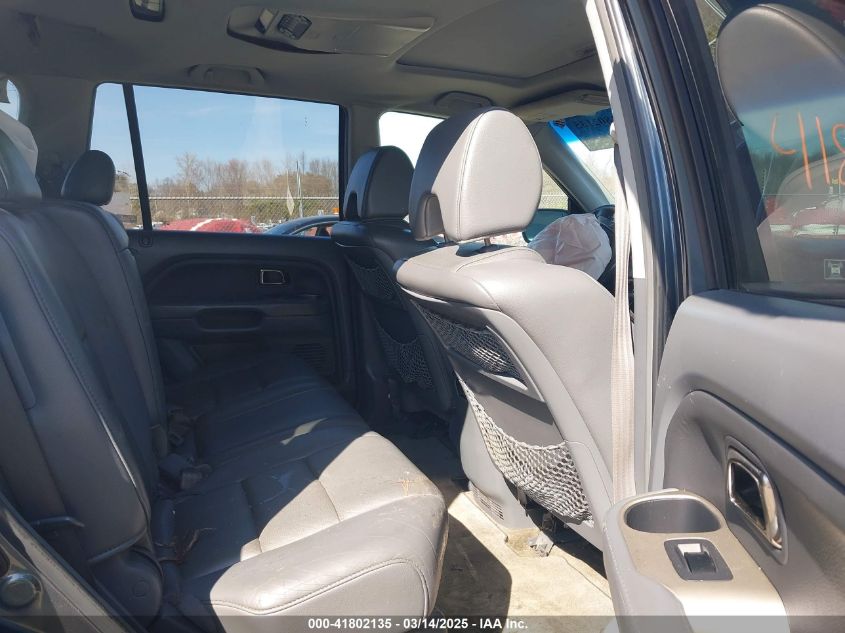 2006 Honda Pilot Ex-L VIN: 5FNYF186X6B015907 Lot: 41802135