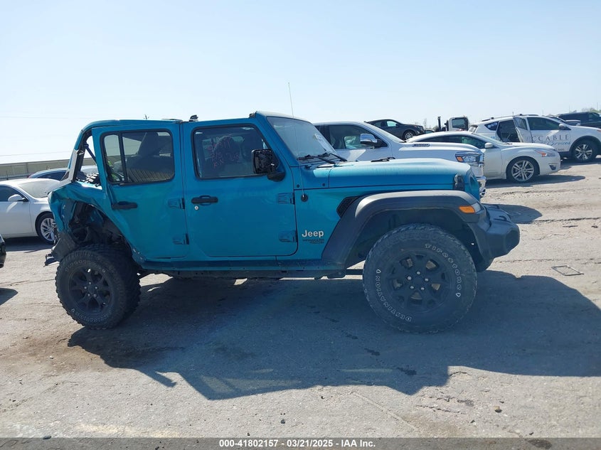 2020 JEEP WRANGLER UNLIMITED SPORT S 4X4 - 1C4HJXDGXLW212437