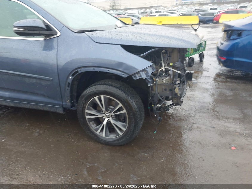 2016 TOYOTA HIGHLANDER VIN: 5TDJKRFH6GS323167