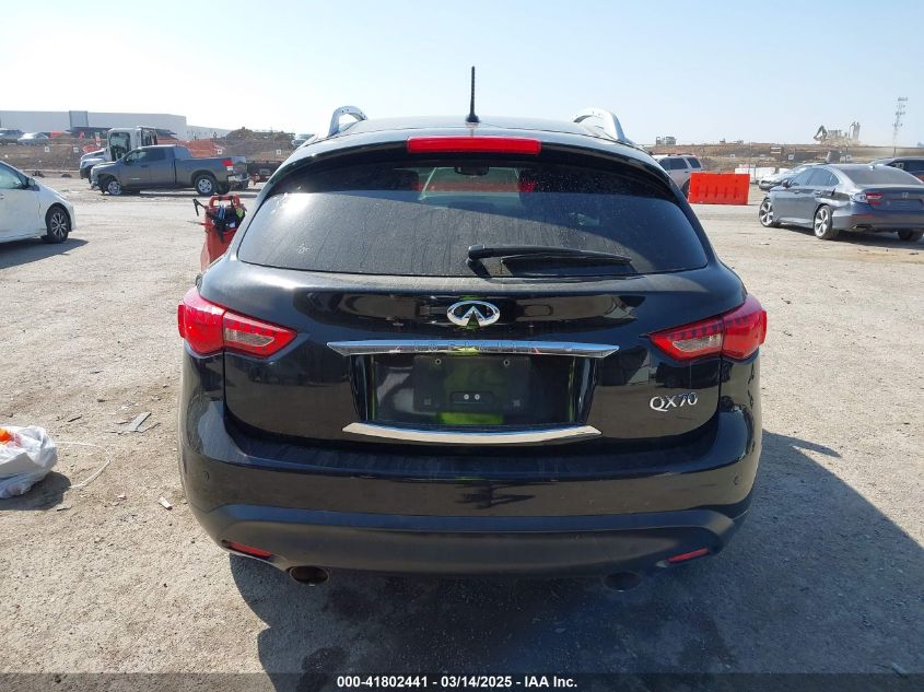 2014 Infiniti Qx70 VIN: JN8CS1MW0EM413388 Lot: 41802441