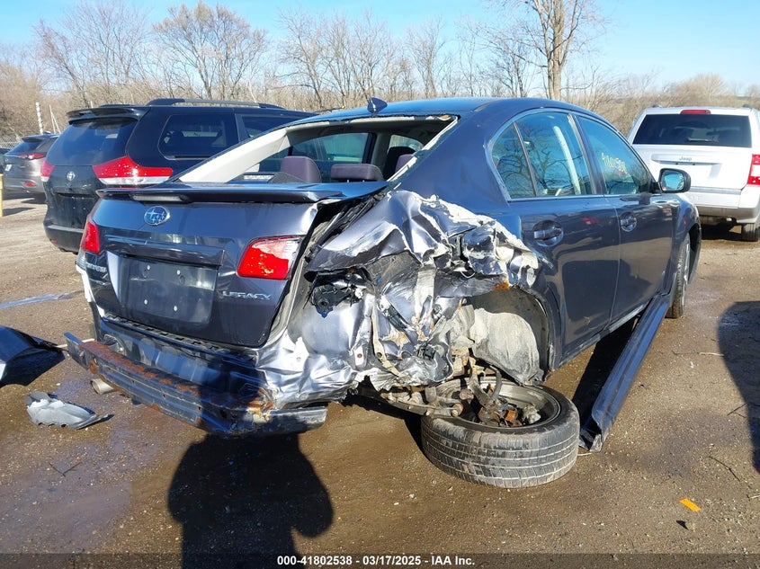 2014 SUBARU LEGACY VIN: 4S3BMCH68E3010062
