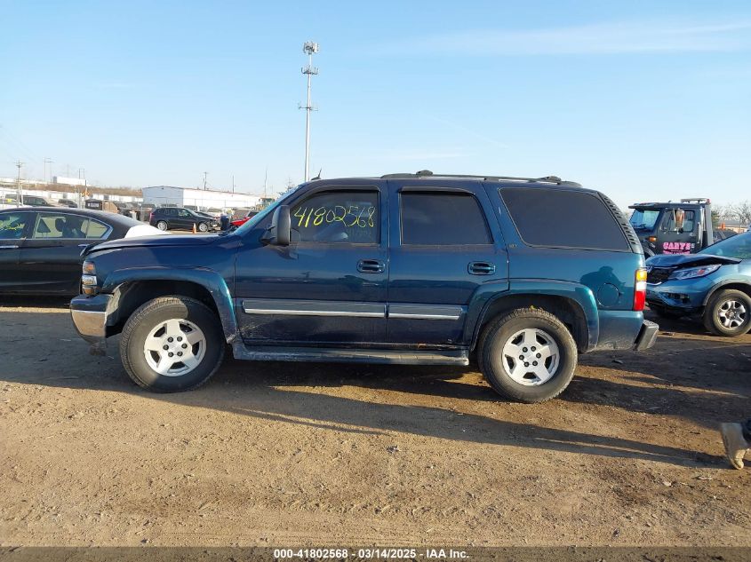 2005 Chevrolet Tahoe Lt VIN: 1GNEK13T95J226204 Lot: 41802568