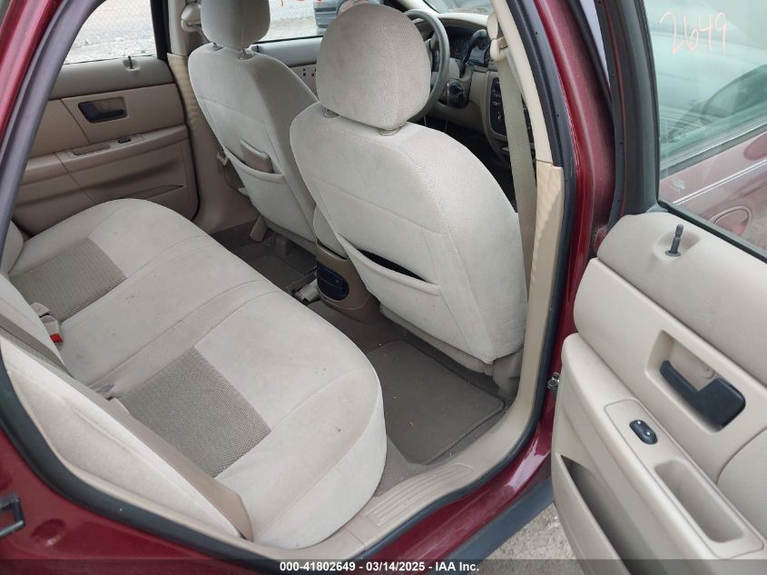 2006 Ford Taurus Se VIN: 1FAFP53U36A187471 Lot: 41802649