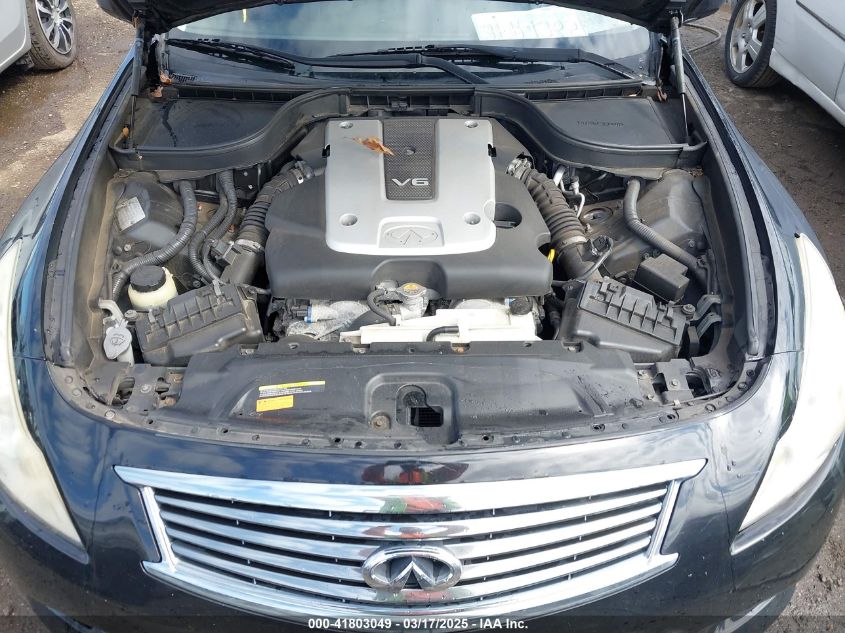 2011 Infiniti G25X VIN: JN1DV6AR5BM652422 Lot: 41803049