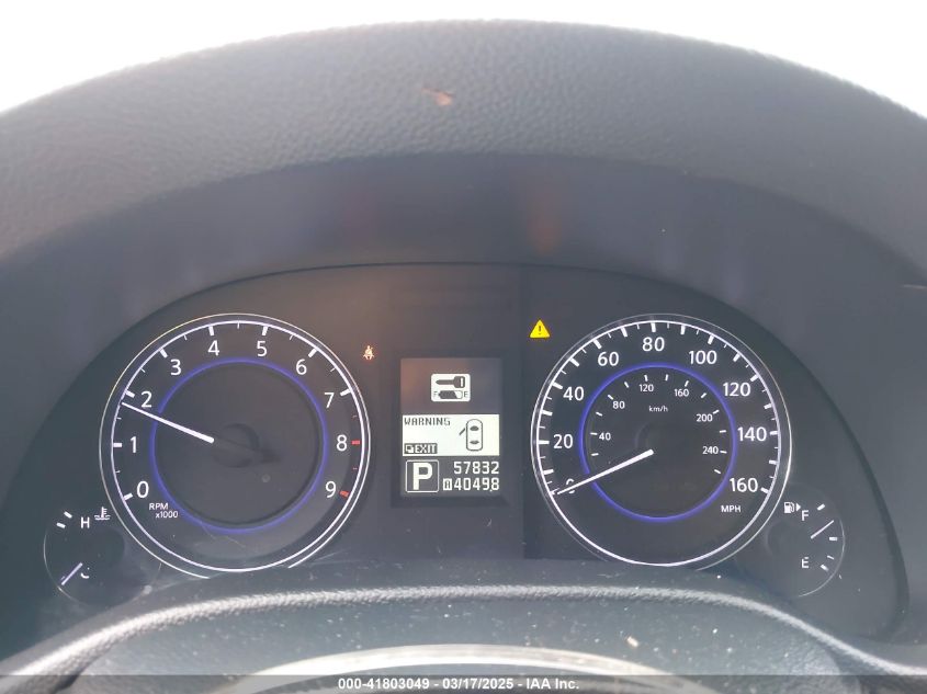 2011 Infiniti G25X VIN: JN1DV6AR5BM652422 Lot: 41803049