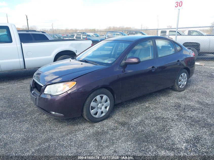 KMHDU46D68U528388 2008 HYUNDAI ELANTRA photo no. 2