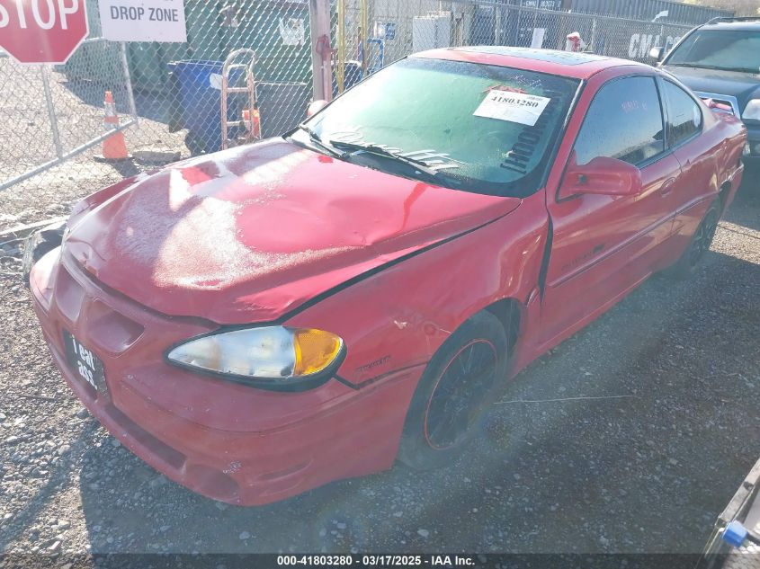 2000 Pontiac Grand Am Gt VIN: 1G2NW12E2YM806353 Lot: 41803280