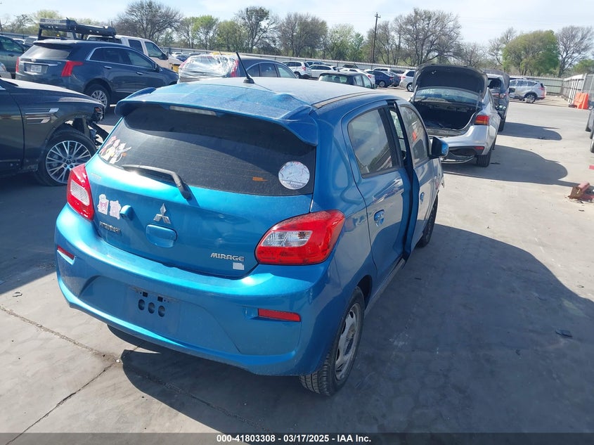 2019 Mitsubishi Mirage Rf VIN: ML32A3HJ8KH007208 Lot: 41803308