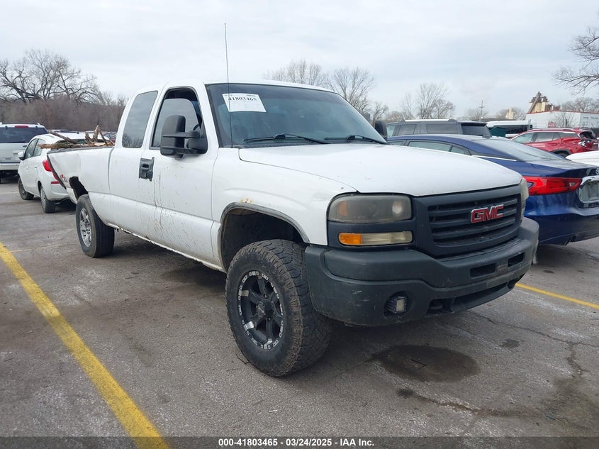 2006 GMC SIERRA 1500 VIN: 1GTEK19V86Z262602