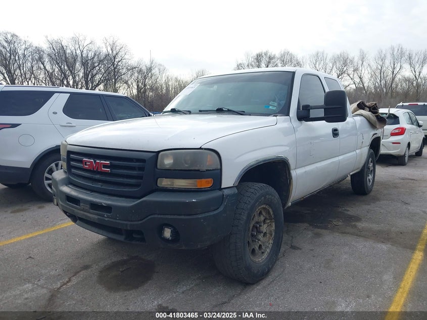 2006 GMC SIERRA 1500 VIN: 1GTEK19V86Z262602
