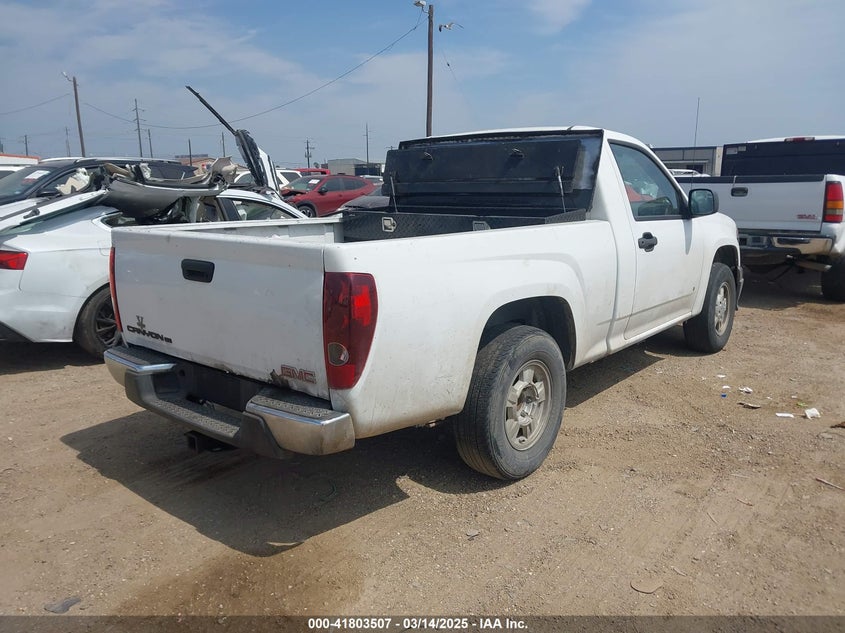 2007 GMC CANYON VIN: 1GTCS149178176475