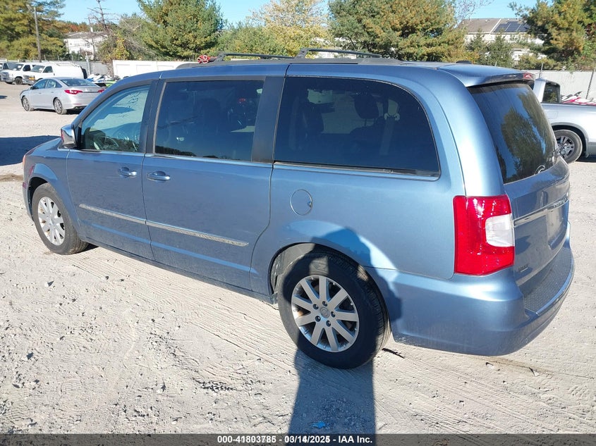 2012 Chrysler Town & Country Touring-L blue van flexible 2C4RC1CG5CR137622 photo #4