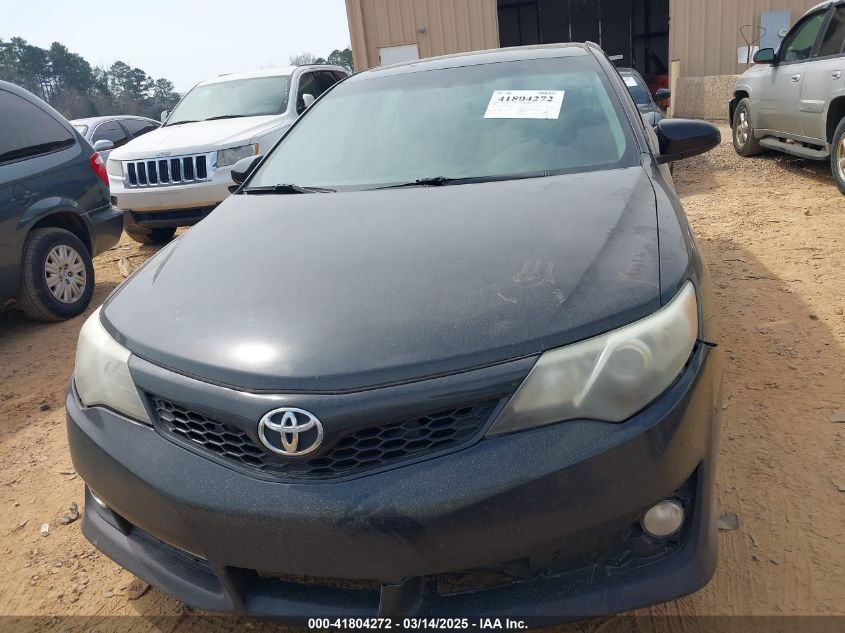 2012 Toyota Camry Se VIN: 4T1BF1FK2CU604650 Lot: 41804272