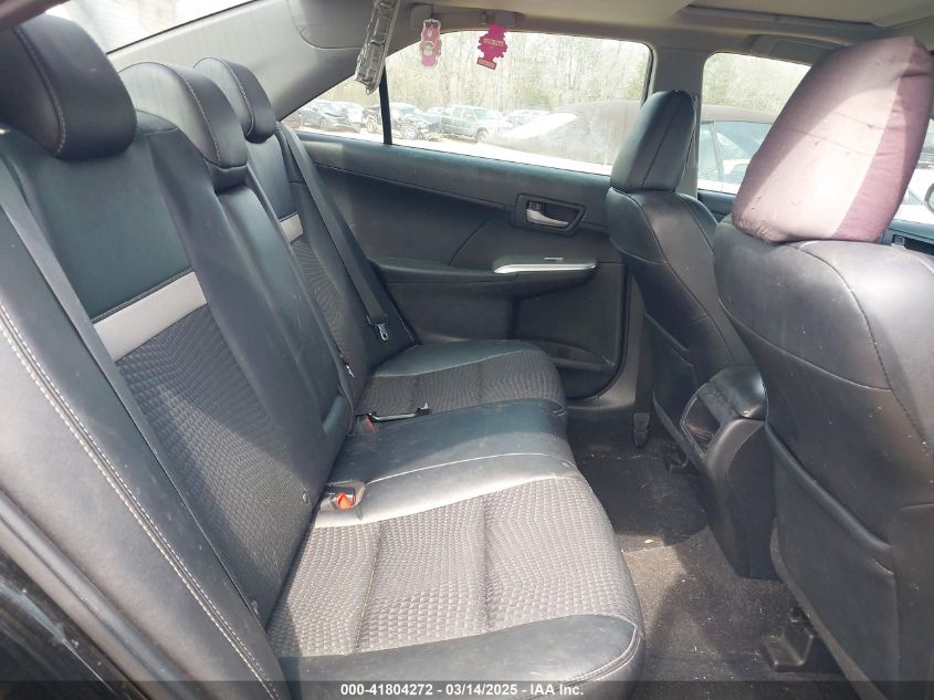 2012 Toyota Camry Se VIN: 4T1BF1FK2CU604650 Lot: 41804272