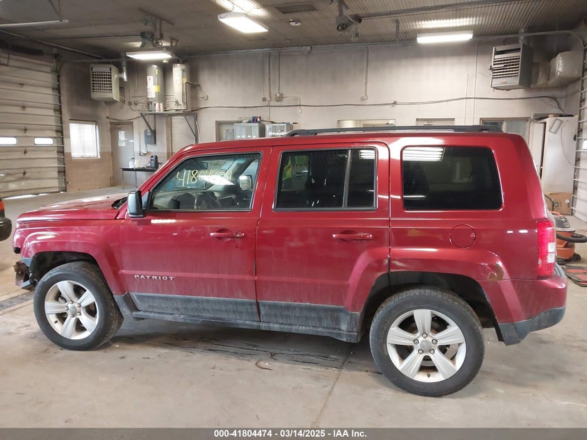 2016 JEEP PATRIOT VIN: 1C4NJRFB5GD685731
