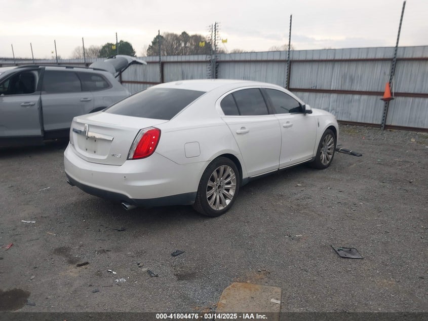 2010 LINCOLN MKS VIN: 1LNHL9DR2AG604838