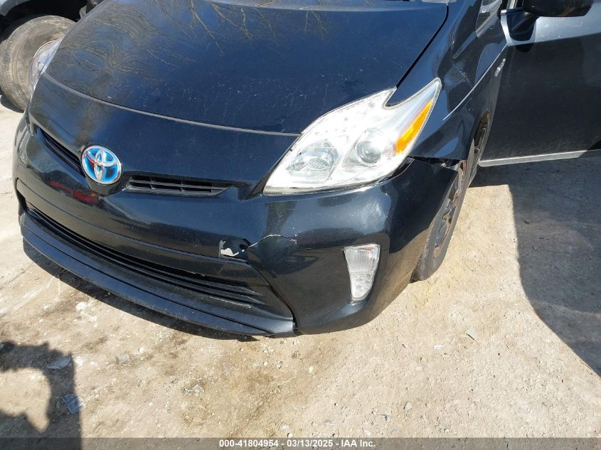 2013 Toyota Prius Two VIN: JTDKN3DU8D5627594 Lot: 41804954