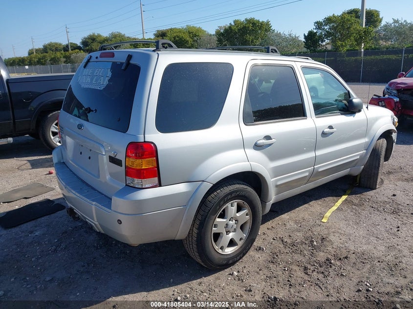 2006 FORD ESCAPE VIN: 1FMCU94156KB98012