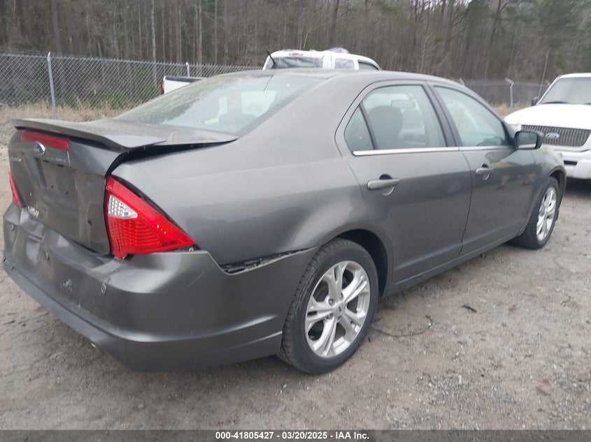 2012 FORD FUSION VIN: 3FAHP0HA2CR122266