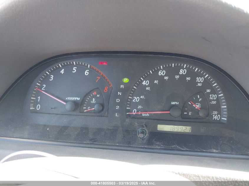 2003 Toyota Camry Le VIN: 4T1BE32K13U150797 Lot: 41805503