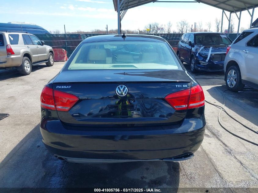 2012 Volkswagen Passat 2.0L Tdi Se VIN: 1VWBN7A32CC070904 Lot: 41805756