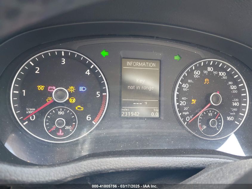 2012 Volkswagen Passat 2.0L Tdi Se VIN: 1VWBN7A32CC070904 Lot: 41805756